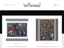 Tablet Screenshot of earthenwoodstudio.com